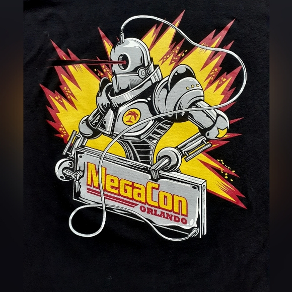 Men's MegaCon Orlando T-Shirt Size Large Black - Picture 5 of 5